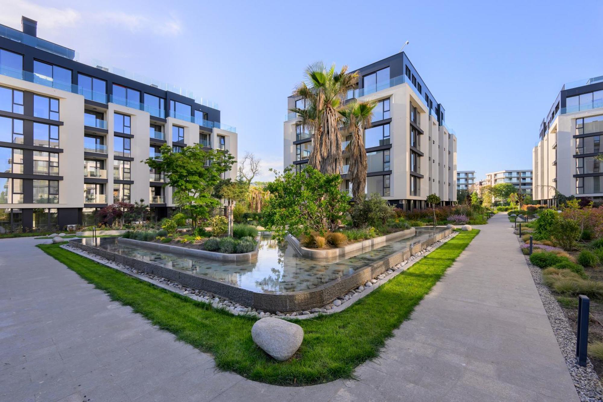 Boho Sea View One-Bedroom Pool & Spa Apartment Saints Constantine and Helena Екстер'єр фото